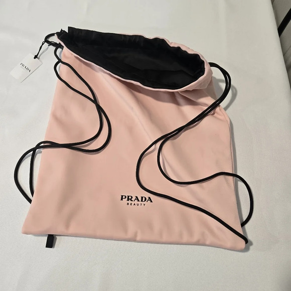 Reversible Prada Beauty Drawstring Bag - Pink - Picture 6 of 13